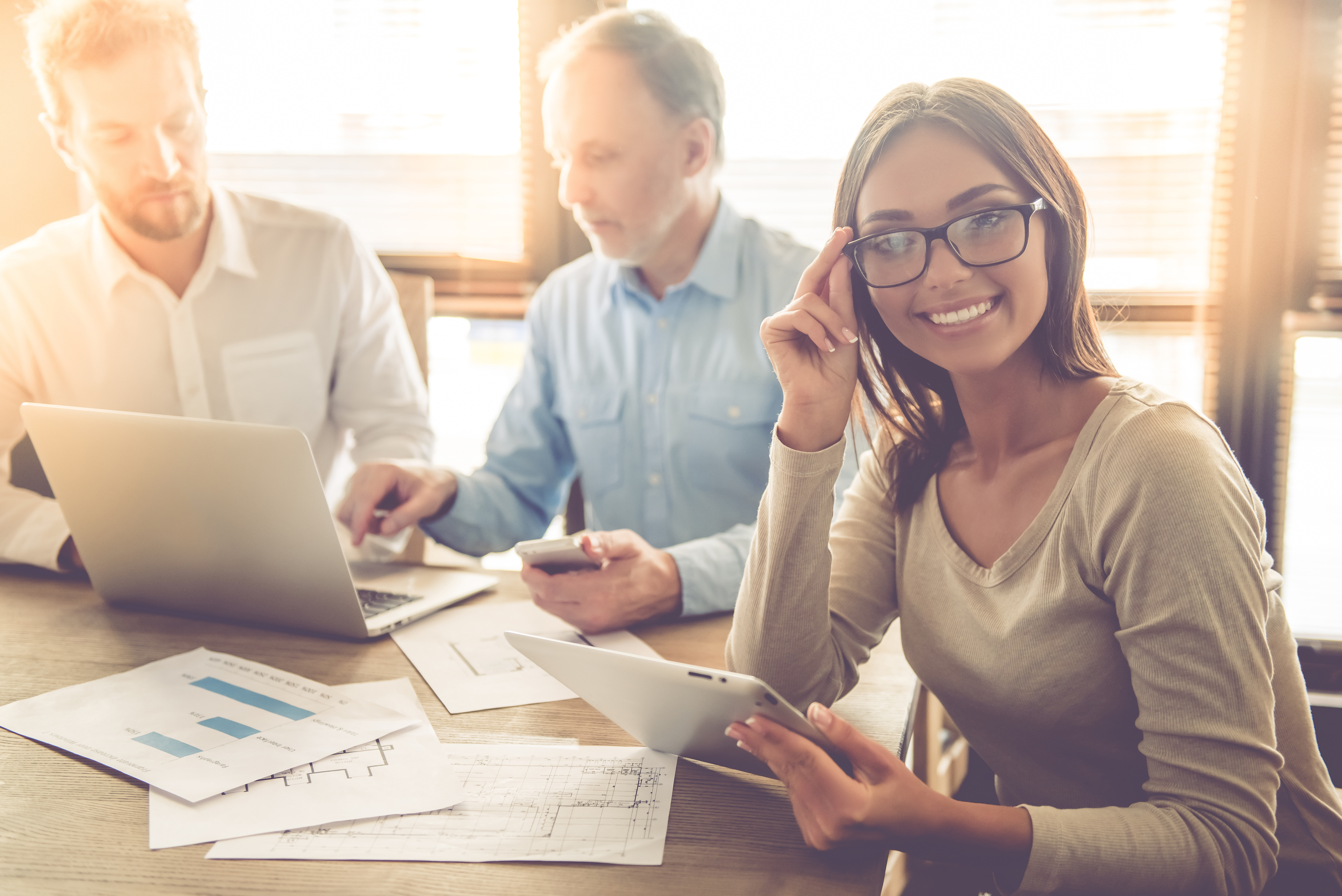 Business people working